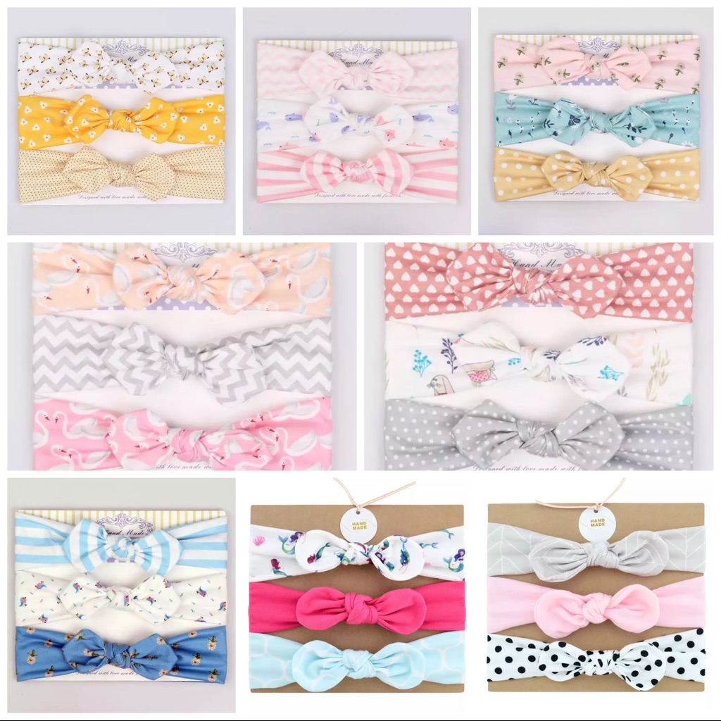 Brand New 3pc Headband Sets